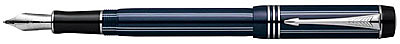 Fountain Pen Parker (Parker). Fountain Pen Parker (Parker) in a box 'Duofold International' Pin Strip (Blue) 